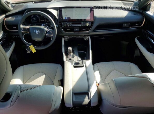 5TDADAB56SS023239 2025 TOYOTA HIGHLANDER HYBRID Red Առջևի վահանակի տեսք