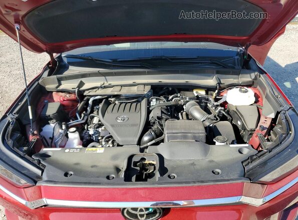 5TDADAB56SS023239 2025 TOYOTA HIGHLANDER HYBRID Red Շարժիչի բաժամունքի տեսք