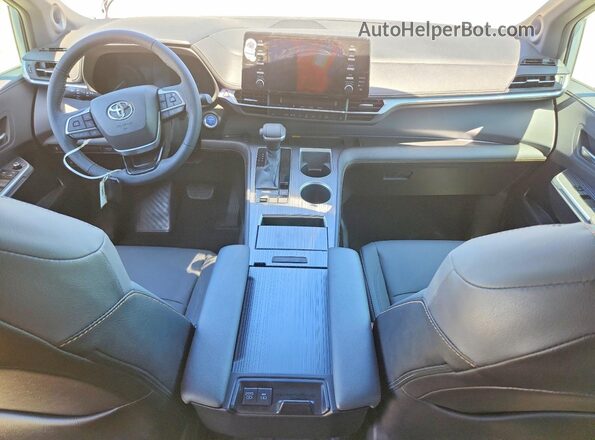 5TDASKFCXNS053191 2022 TOYOTA SIENNA Gray Widok deski rozdzielczej