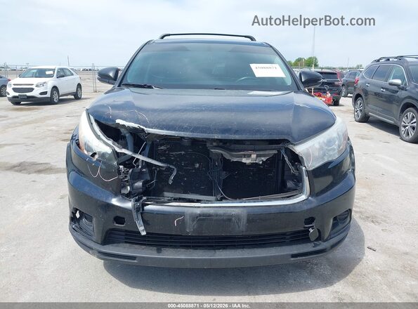 5TDBKRFH3GS300546 2016 TOYOTA LE Black Սարքավորումների վահանակի տեսք