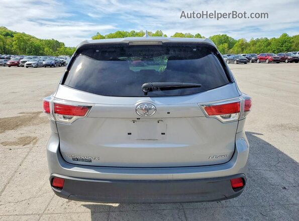 5TDBKRFHXGS233654 2016 TOYOTA HIGHLANDER Silver 