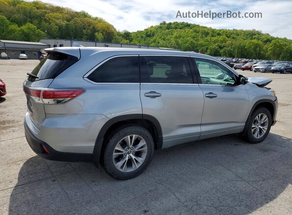 5TDBKRFHXGS233654 2016 TOYOTA HIGHLANDER Silver 
