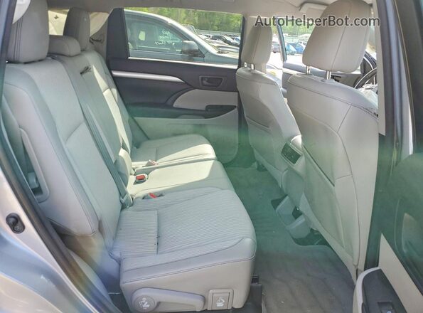 5TDBKRFHXGS233654 2016 TOYOTA HIGHLANDER Silver 