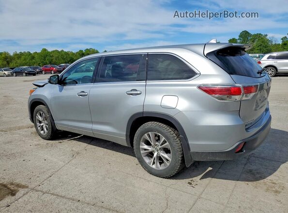 5TDBKRFHXGS233654 2016 TOYOTA HIGHLANDER Silver 