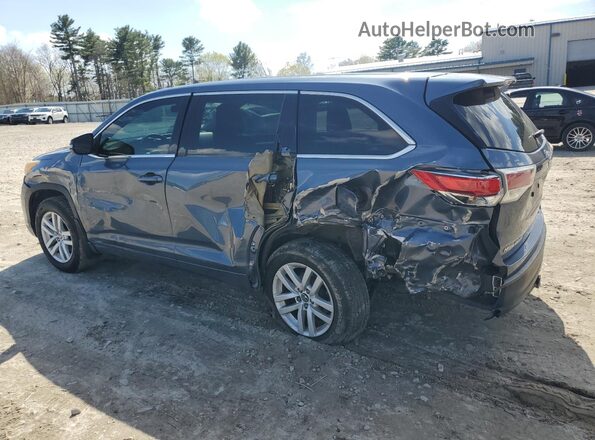 5TDBKRFHXGS261518 2016 TOYOTA HIGHLANDER Blue Tył lewy