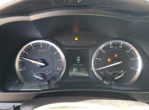 5TDBKRFHXGS261518 2016 TOYOTA HIGHLANDER Blue Widok zestawu wskaźników