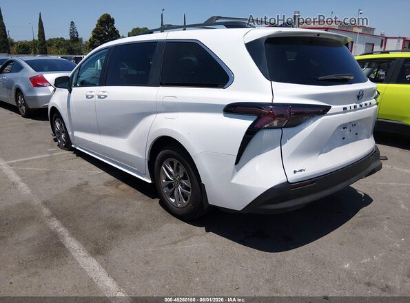 5TDBRKEC0SS261707 2025 TOYOTA SIENNA White Задня ліва чверть