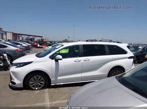 5TDBRKEC0SS261707 2025 TOYOTA SIENNA White Панорамний вид салону 360°