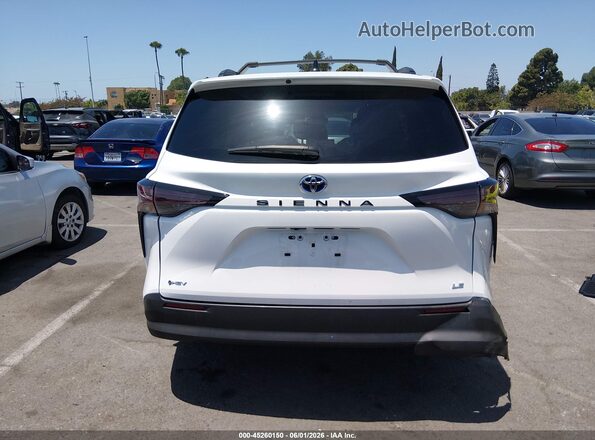 5TDBRKEC0SS261707 2025 TOYOTA SIENNA White 