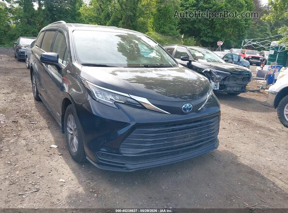 5TDBRKEC3MS049189 2021 TOYOTA SIENNA Black წინა ხედი