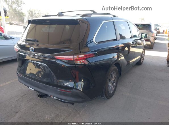 5TDBRKEC4MS015326 2021 TOYOTA SIENNA Black უკანა მარჯვენა