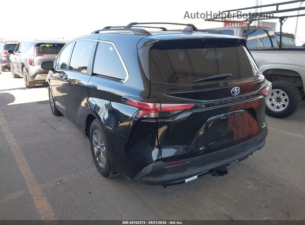 5TDBRKEC4MS015326 2021 TOYOTA SIENNA Black უკანა მარცხენა