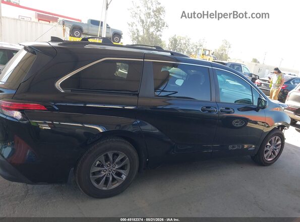 5TDBRKEC4MS015326 2021 TOYOTA SIENNA Black სალონის 360-გრადუსიანი ხედი
