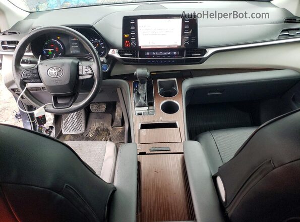 5TDBRKEC4NS131840 2022 TOYOTA SIENNA Blue Vista del salpicadero