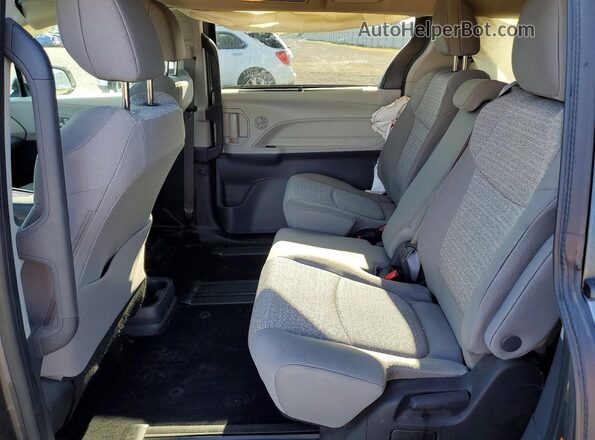5TDBRKEC7NS078132 2022 TOYOTA SIENNA Gray Widok wnętrza z tyłu
