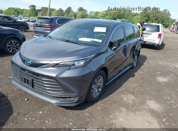 5TDBSKFC1SS175096 2025 TOYOTA SIENNA Серый Передняя левая четверть