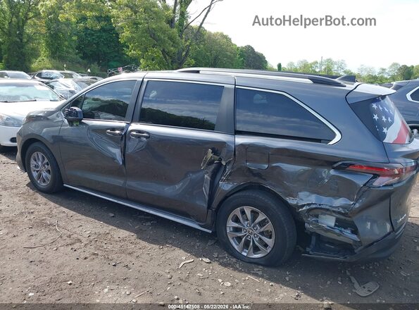 5TDBSKFC1SS175096 2025 TOYOTA SIENNA Серый Вид спереди