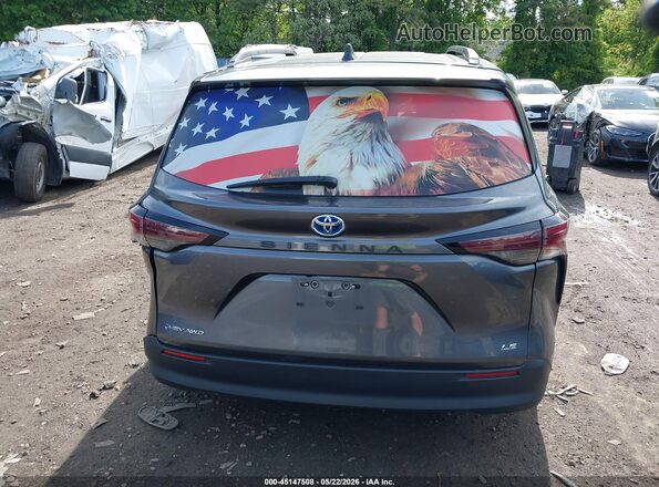5TDBSKFC1SS175096 2025 TOYOTA SIENNA Серый 