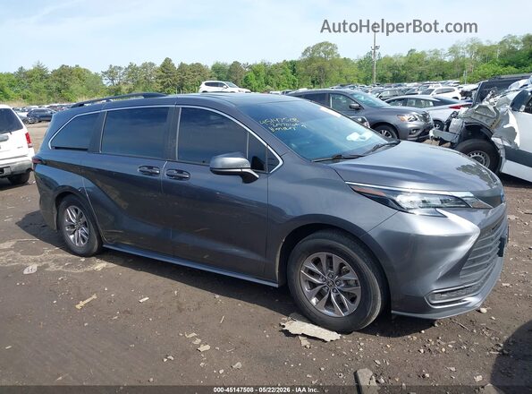 5TDBSKFC1SS175096 2025 TOYOTA SIENNA Серый Вид задней части салона