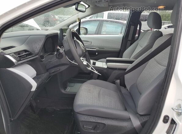 5TDBSKFC7SS154429 2025 TOYOTA LE White Vista interior delantera