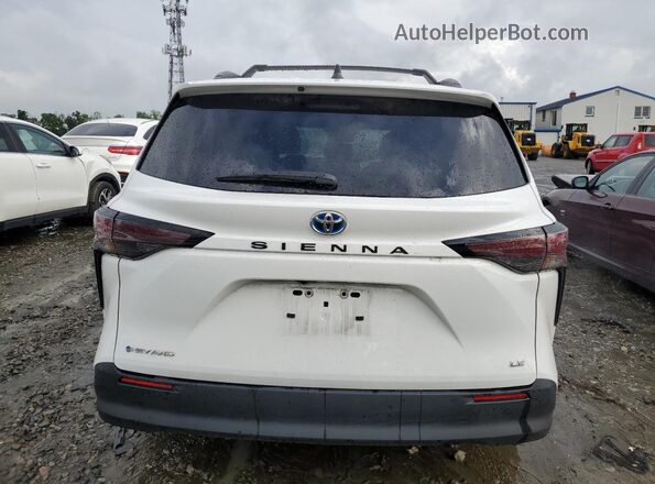5TDBSKFC7SS154429 2025 TOYOTA LE White Vista trasera