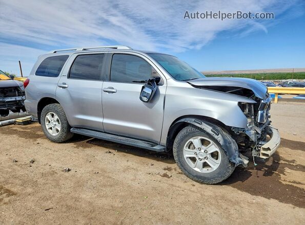 5TDBY5G11JS158407 2018 TOYOTA SEQUOIA Silver Delantero derecho