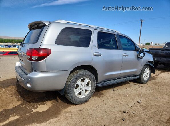 5TDBY5G11JS158407 2018 TOYOTA SEQUOIA Silver Trasero derecho
