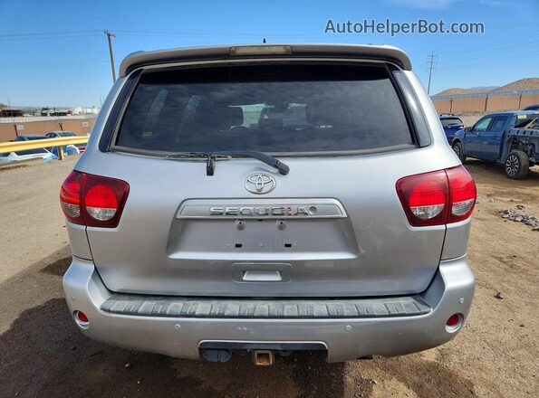 5TDBY5G11JS158407 2018 TOYOTA SEQUOIA Silver Vista trasera