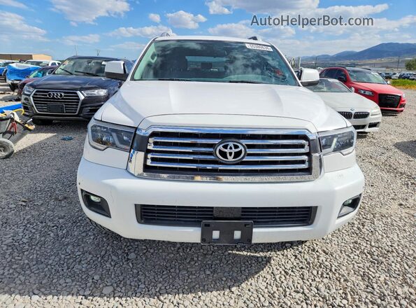 5TDBY5G13JS162135 2018 TOYOTA SEQUOIA Белый Вид спереди