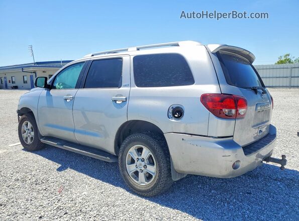 5TDBY5G19JS159451 2018 TOYOTA SEQUOIA Серебряный Задняя левая четверть
