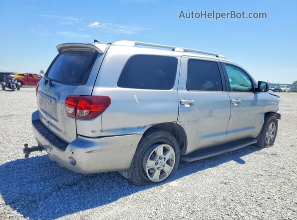 5TDBY5G19JS159451 2018 TOYOTA SEQUOIA Серебряный Задняя правая четверть