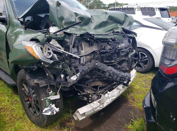 5TDBY5G1XLS177427 2020 TOYOTA SEQUOIA Зеленый Вид спереди