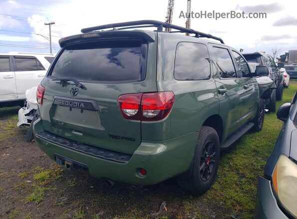 5TDBY5G1XLS177427 2020 TOYOTA SEQUOIA Зеленый Задняя правая четверть