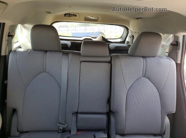 5TDBZRBH2NS573329 2022 TOYOTA HIGHLANDER Gray Вид задніх сидінь