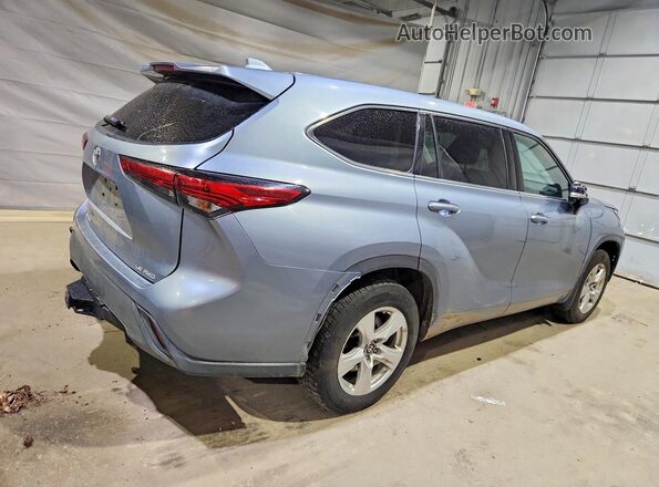 5TDBZRBH5LS005668 2020 TOYOTA HIGHLANDER Синий Задняя правая четверть