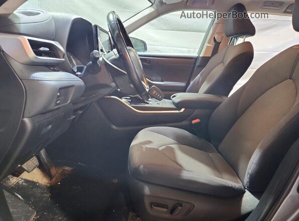 5TDBZRBH5LS005668 2020 TOYOTA HIGHLANDER Синий Вид салона спереди