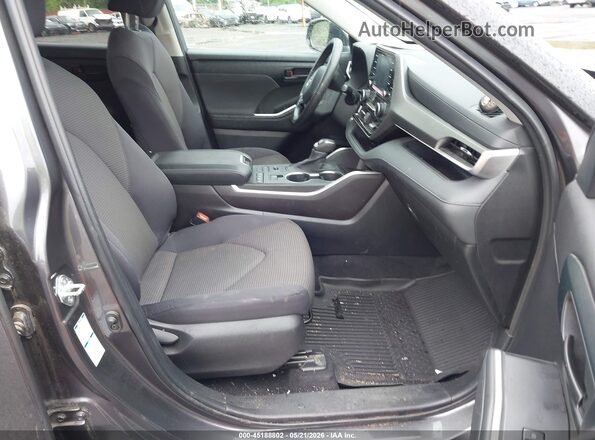 5TDBZRBH6NS250367 2022 TOYOTA HIGHLANDER Серый Вид салона спереди