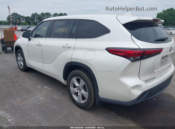 5TDBZRBH7LS513754 2020 TOYOTA HIGHLANDER White Trasero izquierdo