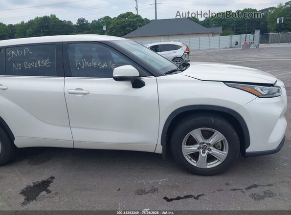 5TDBZRBH7LS513754 2020 TOYOTA HIGHLANDER White Vista interior trasera