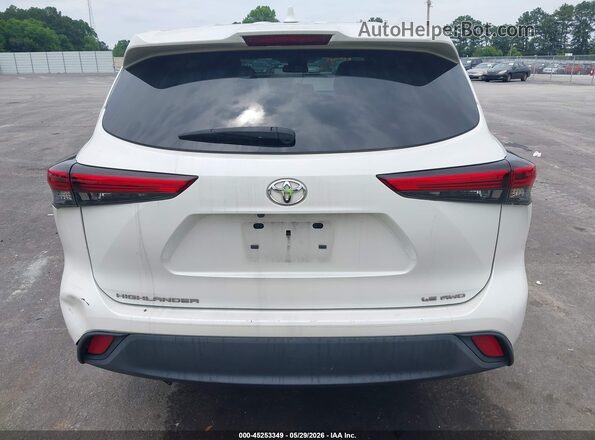 5TDBZRBH7LS513754 2020 TOYOTA HIGHLANDER White 