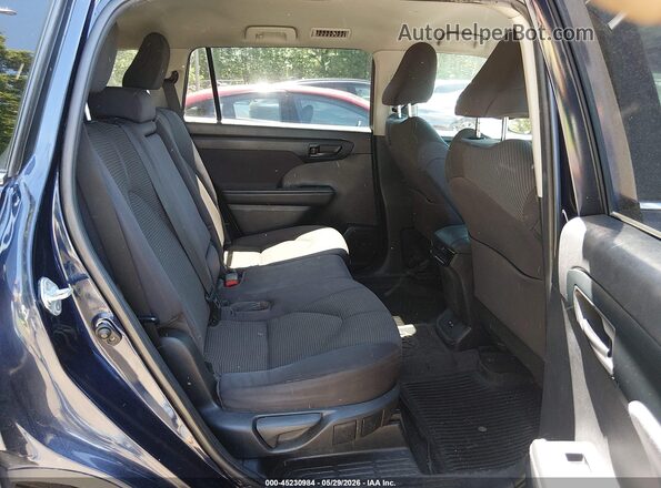 5TDBZRBH7MS131614 2021 TOYOTA HIGHLANDER Синий Вид наклейки с VIN-кодом