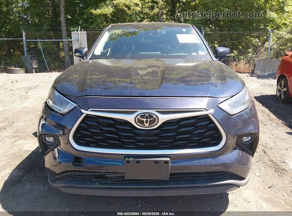 5TDBZRBH7MS131614 2021 TOYOTA HIGHLANDER Синий Вид щитка приборов