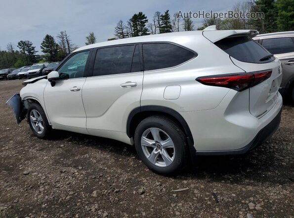 5TDBZRBH8MS533321 2021 TOYOTA HIGHLANDER White Tył lewy