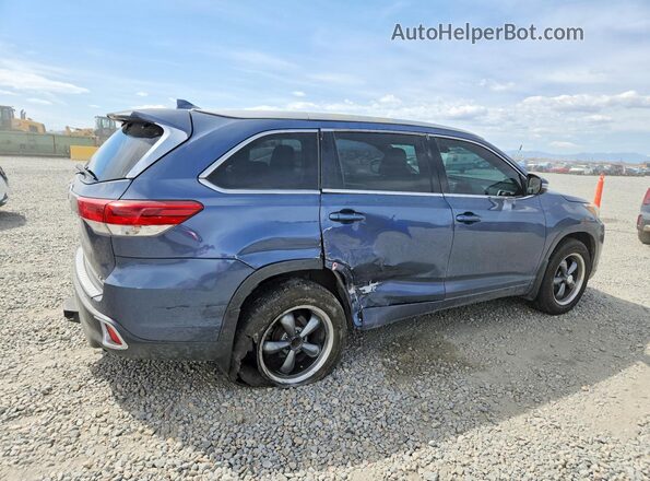 5TDBZRFH0HS465032 2017 TOYOTA HIGHLANDER Blue 