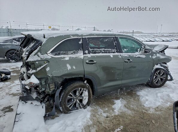 5TDBZRFH1JS485666 2018 TOYOTA HIGHLANDER Зеленый Задняя правая четверть
