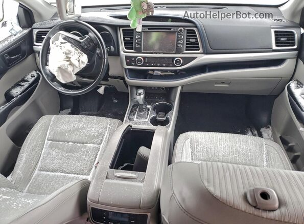 5TDBZRFH1JS485666 2018 TOYOTA HIGHLANDER Зеленый Вид панели приборов