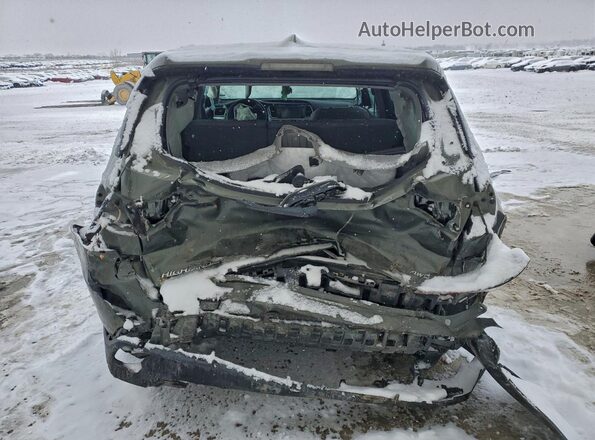 5TDBZRFH1JS485666 2018 TOYOTA HIGHLANDER Зеленый Вид сзади