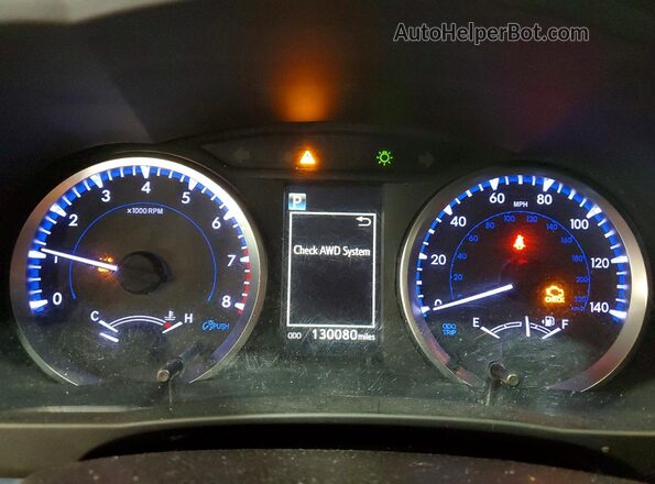 5TDBZRFH1KS916654 2019 TOYOTA HIGHLANDER Gray ხელსაწყოთა პანელის ხედი