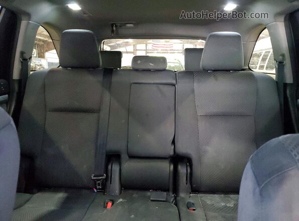 5TDBZRFH1KS916654 2019 TOYOTA HIGHLANDER Gray უკანა სავარძლების ხედი