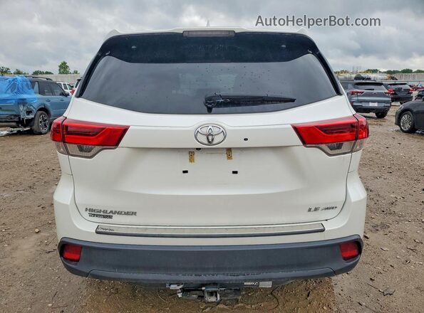 5TDBZRFH3KS732297 2019 TOYOTA HIGHLANDER White 